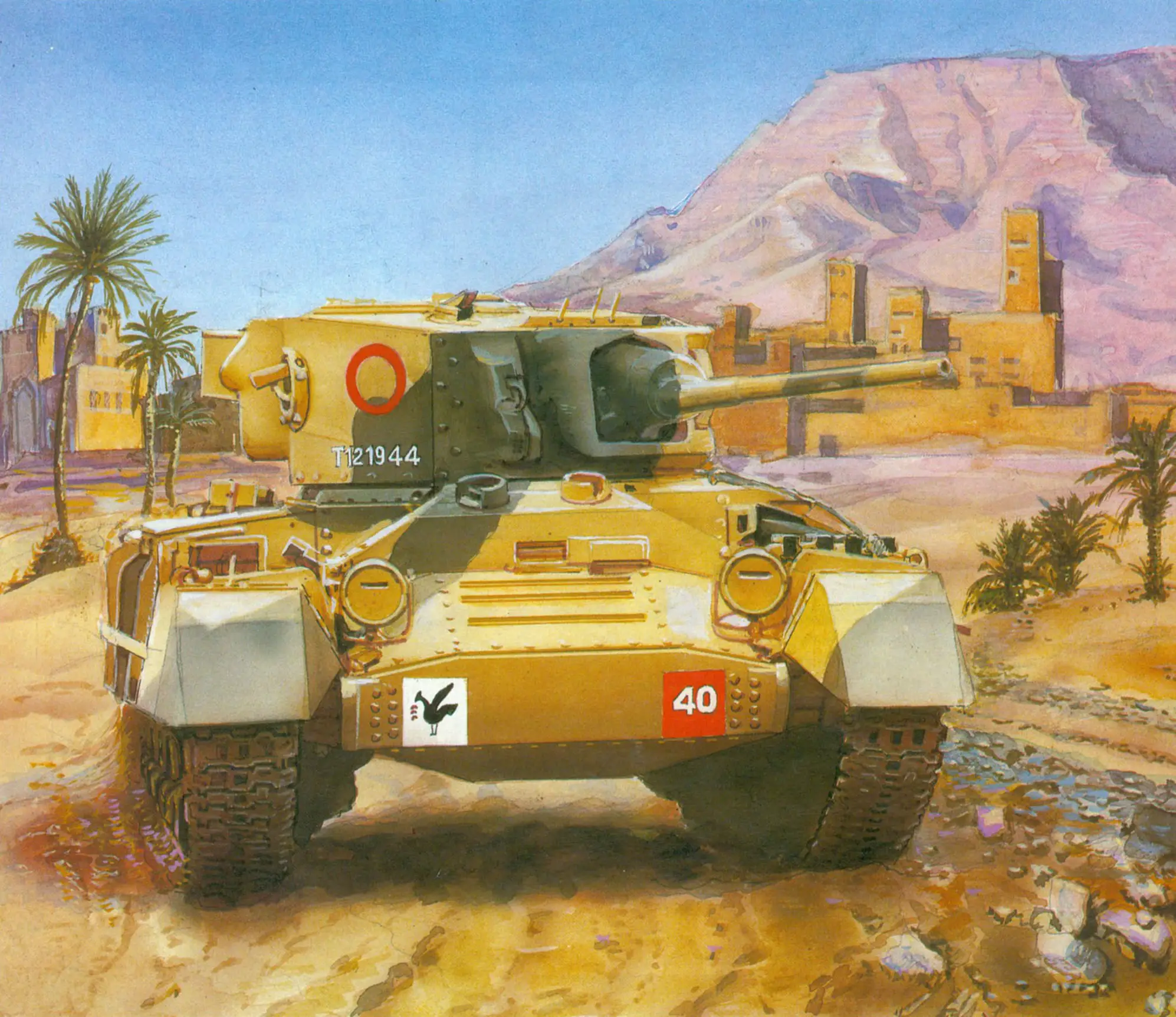 Valentine tank in the USSR: Lend-Lease combat use
