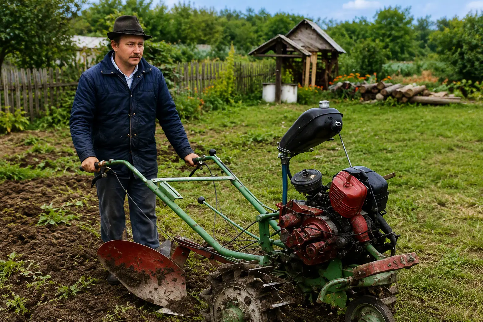 Homemade NLS-2 Nils Walk-Behind Tractor Design