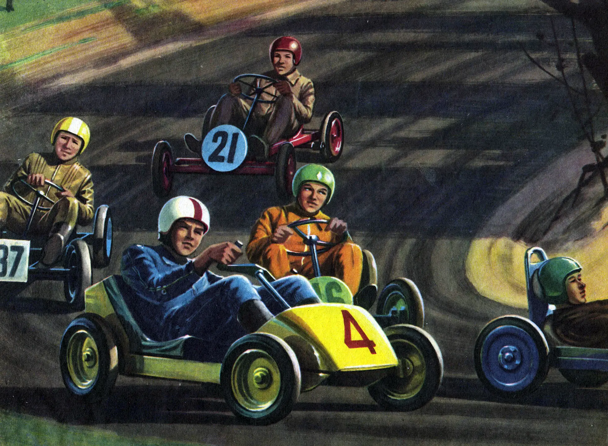 Mini-cars “summer sleds”