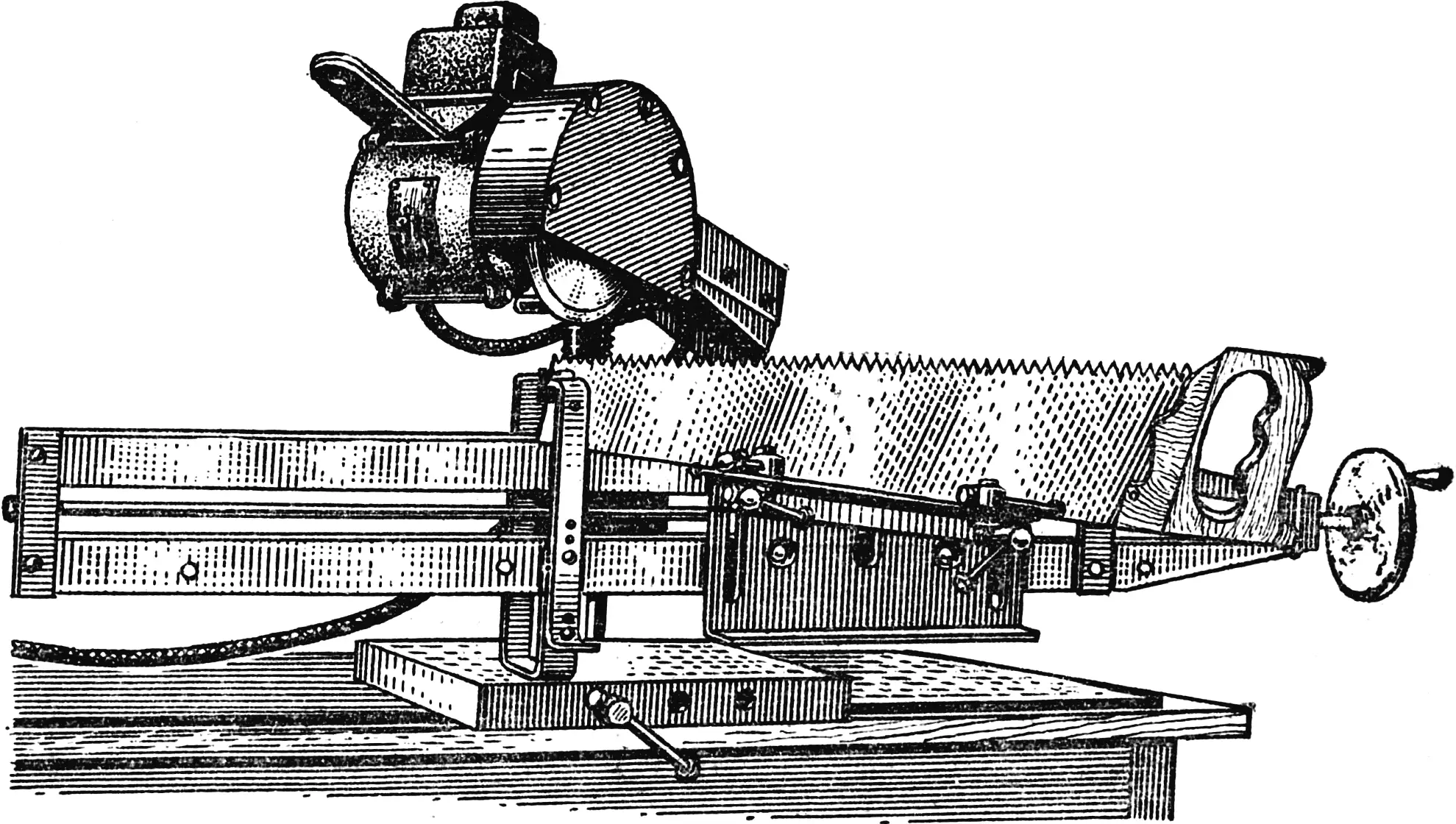 ETSH-1 saw sharpener for handsaws, bow, chain and band saws
