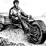 Single-Wheel Tractor