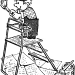 Work Desk… on a Stepladder