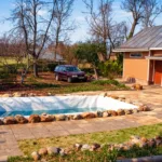 A Swimming Pool Made from Tires