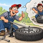 One Move — and the Tire Is Off!