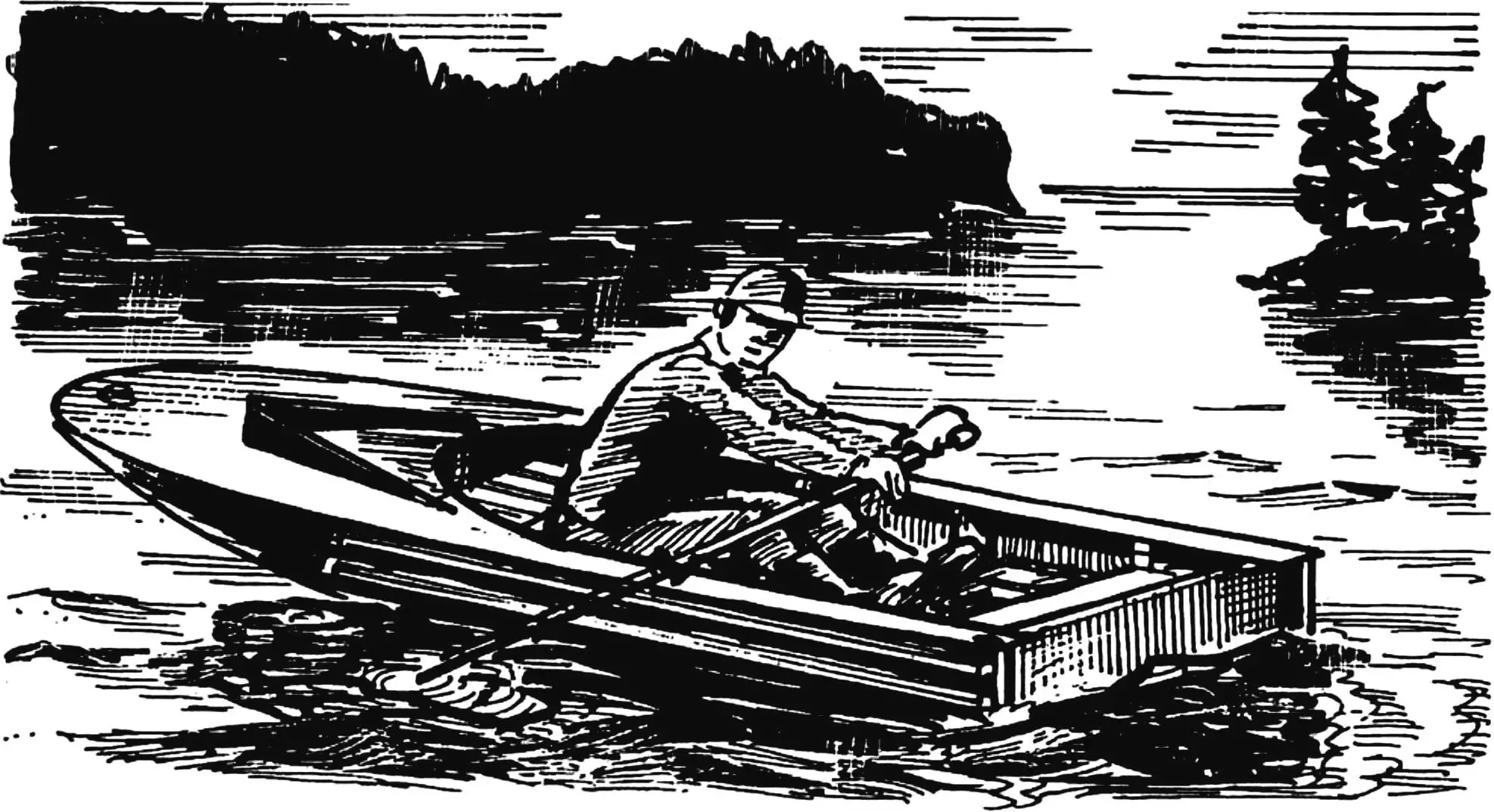 DIY flat-bottom rowing boat under 67 kg