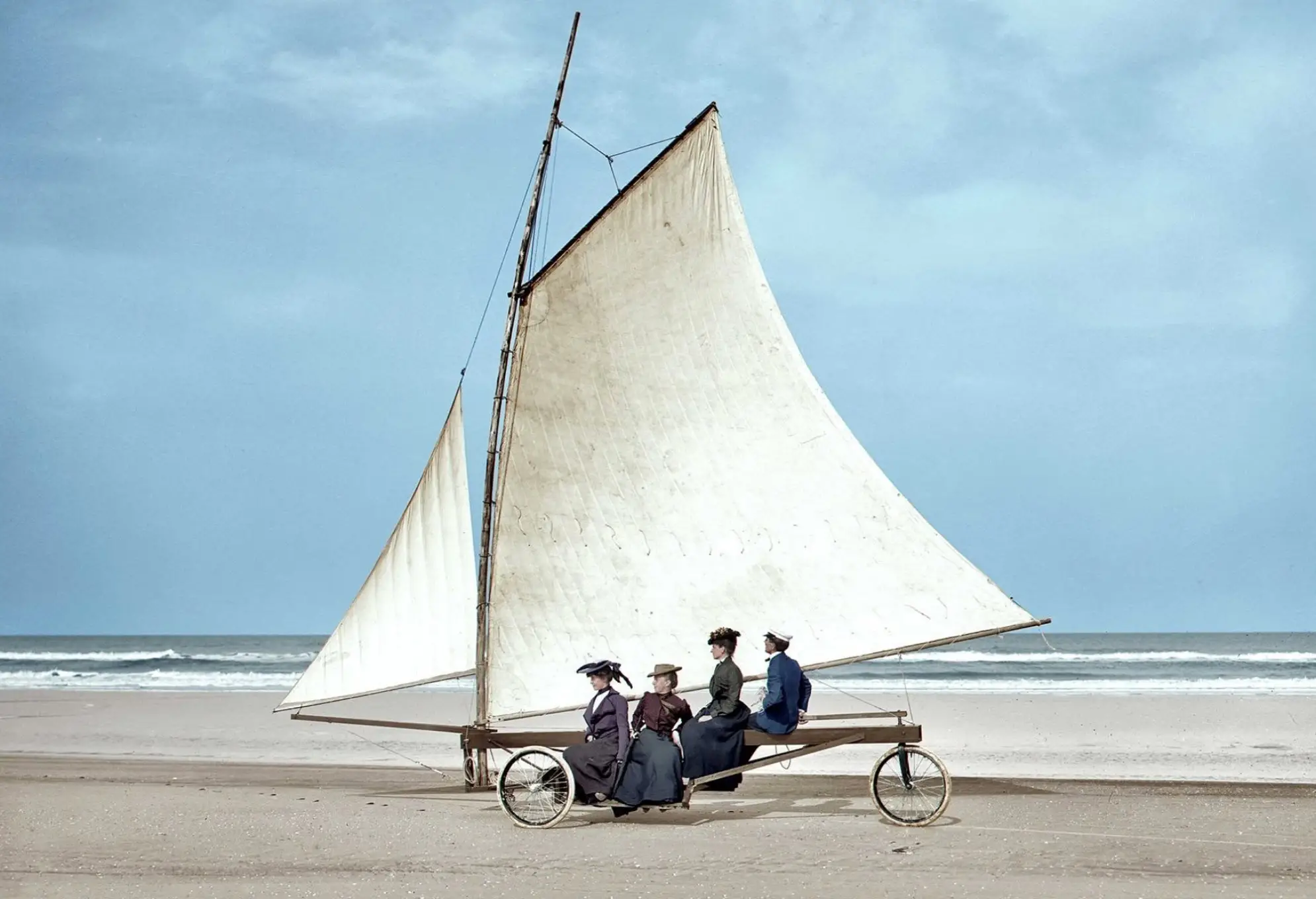 Land windsurfer: history and how to build one